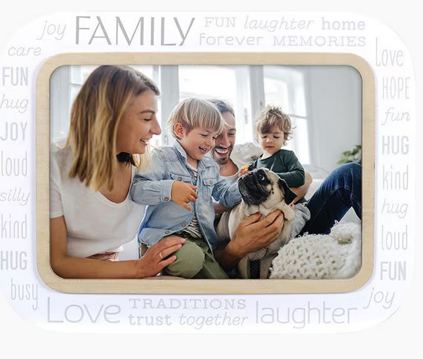 5 x 7 Wooden Family Frame