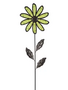 Metal Glow in the Dark Flower Yard Stake (2-Styles)