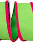 2.5" x 5 Yds Citrus Fuchsia Mini Pom Pom Ribbon