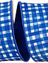2.5" x 10 Yds Royal Blue Check Dupioni Ribbon