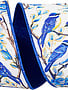 4" x 10 Yds Blue Bird Dupioni Wired Ribbon