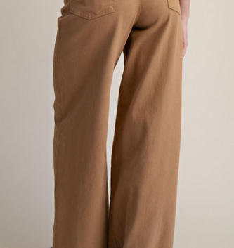Easel High Rise Twill Pant By: Easel (6-Colors)
