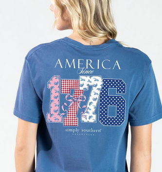 Simply Southern 1776 America T-Shirt By: Simply Southern