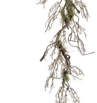 57" Woodland Moss & Twig Garland