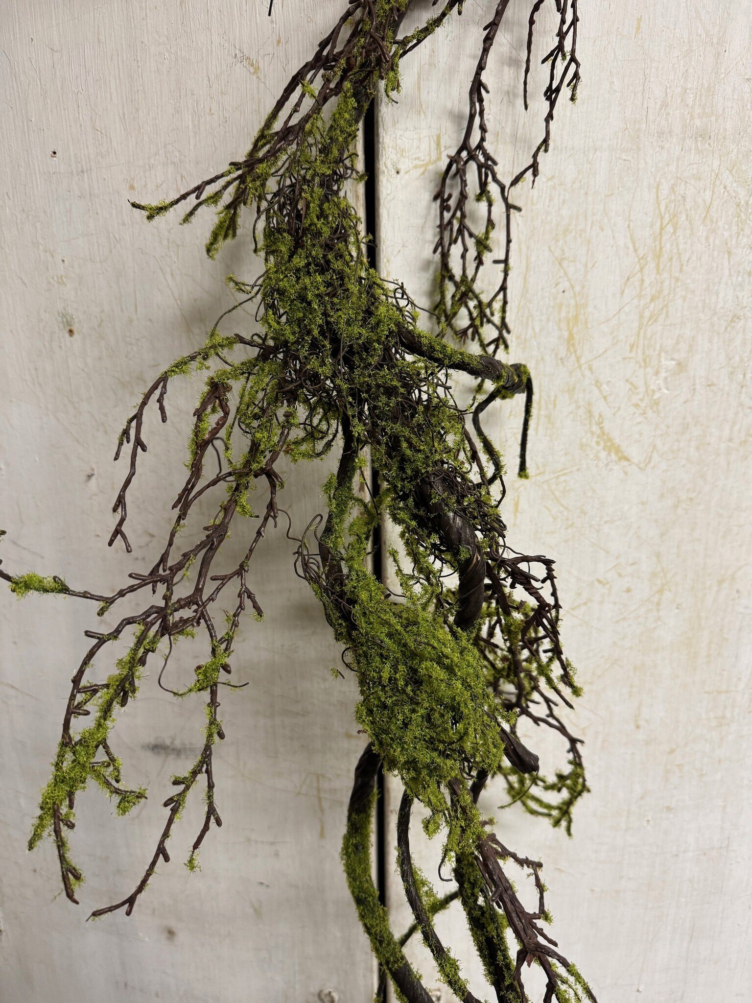 57" Woodland Moss & Twig Garland