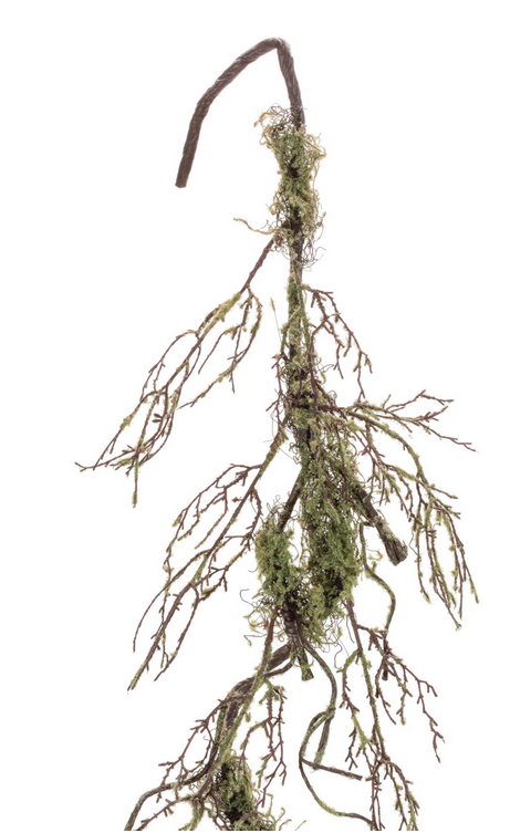 57" Woodland Moss & Twig Garland