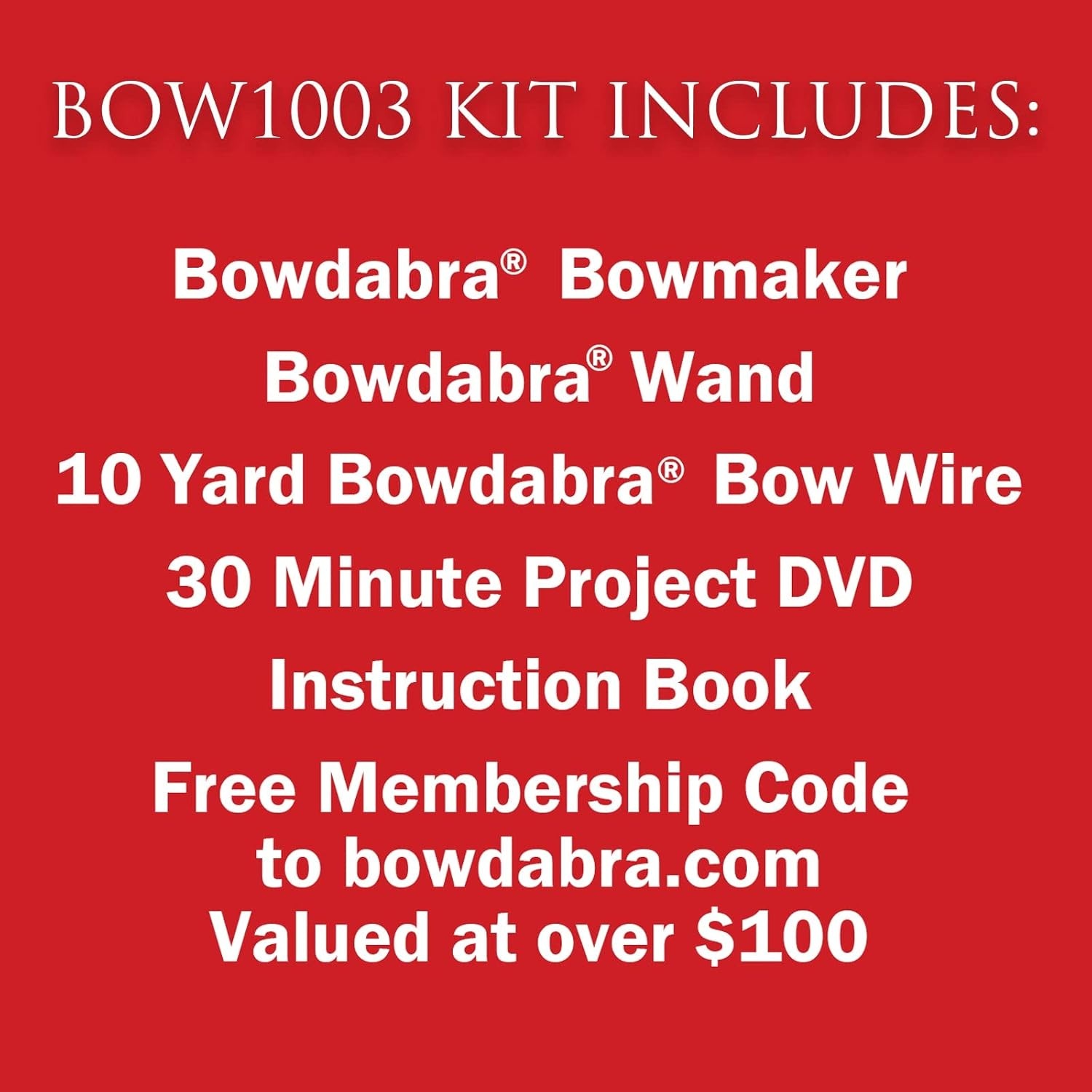 Bowdabra Bow Maker Kit