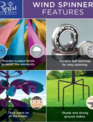 84" Paddles Wind Spinner
