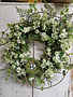 Custom Elegant Snowball Twig Wreath