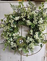 Custom Elegant Snowball Twig Wreath