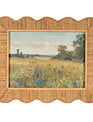 Wicker Framed Landscape Print (2-Styles)
