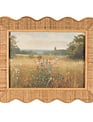 Wicker Framed Landscape Print (2-Styles)