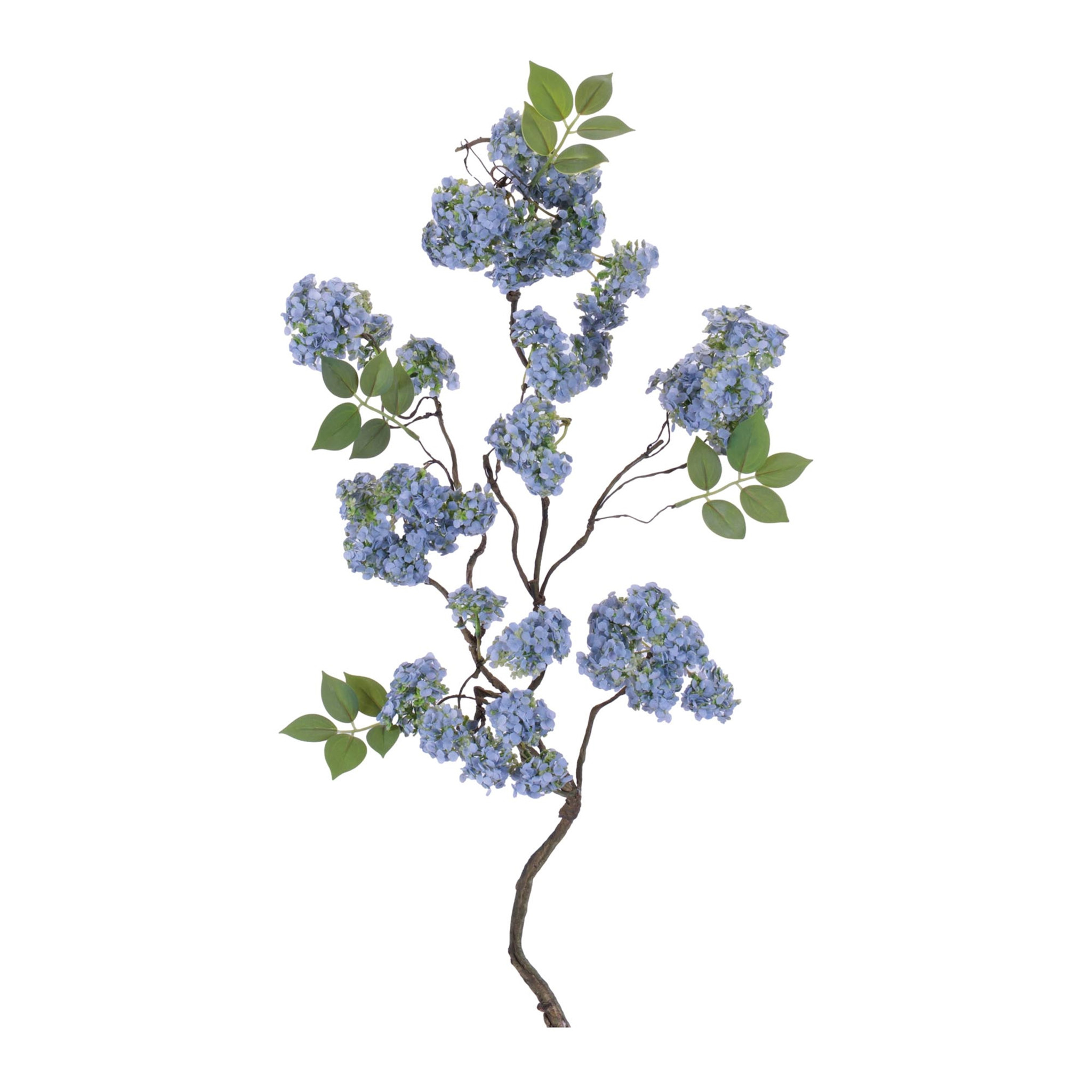 37" Snowball Twig Spray (3-Colors)