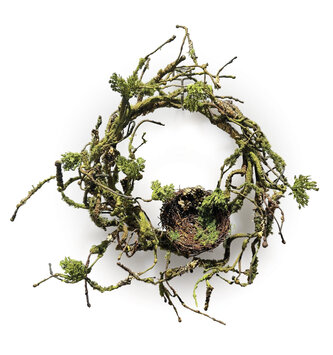 Twig Nest Candle Ring