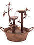 Copper Finished Songbird Fountain