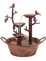 Copper Finished Songbird Fountain