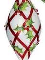 Lattice Holly Leaf Ornament
