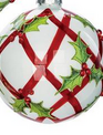 Lattice Holly Leaf Ornament