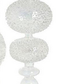 9" Iridescent Frosted Ice Finial Ornament