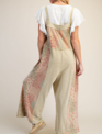 Easel Sage Patchwork Mix Overall By: Easel
