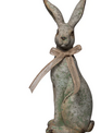 Medium Aged Green Rabbit w/ Bow