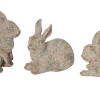 Distressed Garden Rabbit (3-Styles)