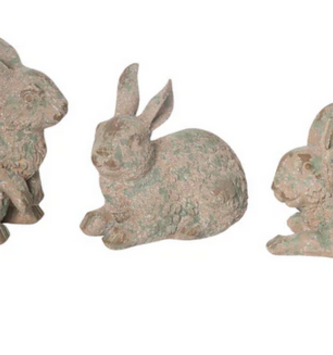 Distressed Garden Rabbit (3-Styles)