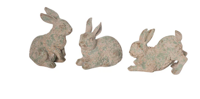 Distressed Garden Rabbit (3-Styles)