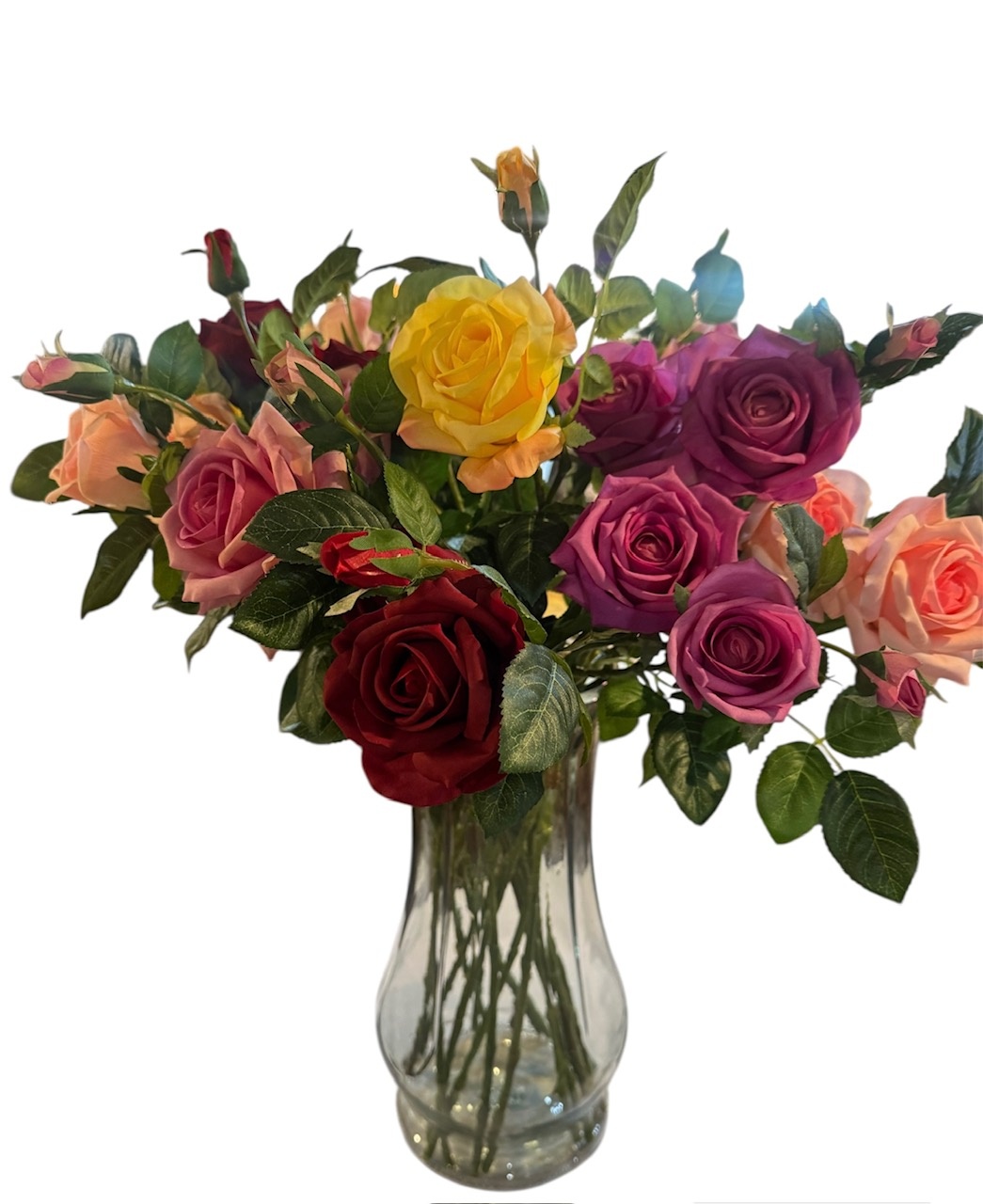 Natural Touch Luscious Garden Rose (5-Colors)