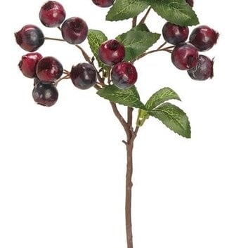 18" Plum Berry Spray