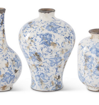 Bloomsbury Crackle Vase (3-sizes)