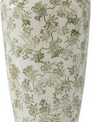 Crackled Green & Cream Ceramic Chinoiserie (3-Sizes)