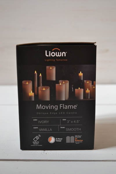 Liown Battery Pillar Candle