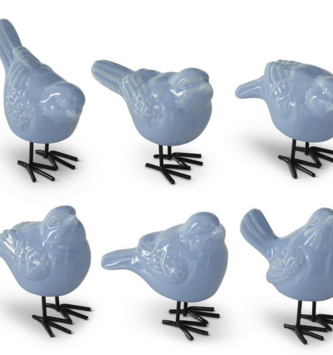 Blue Porcelain Bird (6-Styles)