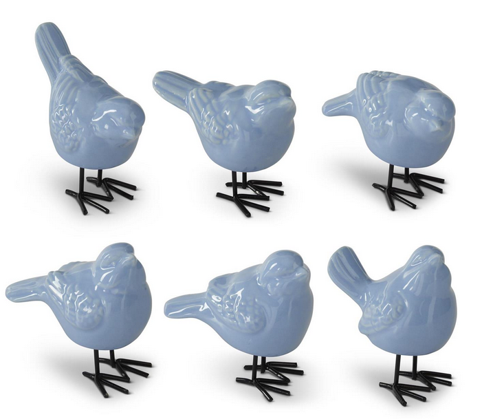 Blue Porcelain Bird (6-Styles)
