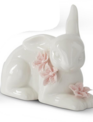 White Ceramic Posey Bunny