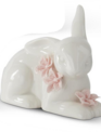 White Ceramic Posey Bunny