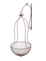 Rustic Hanging Metal Basket