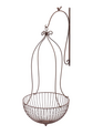 Rustic Hanging Metal Basket