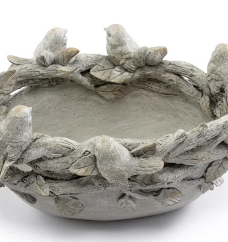 Songbirds on Branch Planter