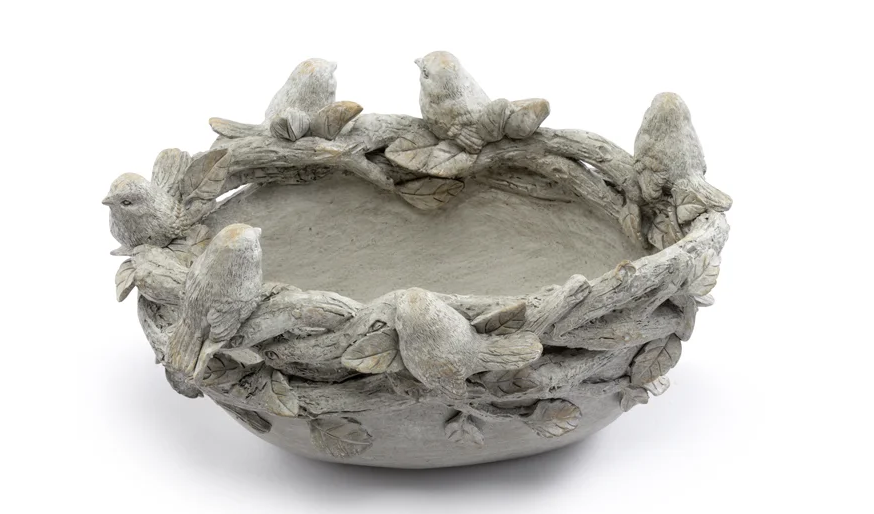 Songbirds on Branch Planter