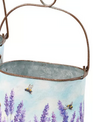 Metal Floral Garden Bucket (2-Sizes)