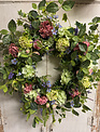 Custom Summers Day Garden Wreath