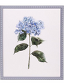 Blue Hydrangea Cottage Framed Print
