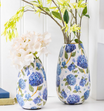The Blue Hydrangea Collection Vase (2-Sizes)
