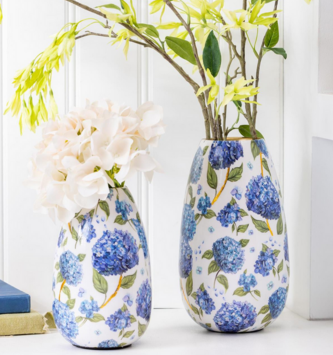 The Blue Hydrangea Collection Vase (2-Sizes)