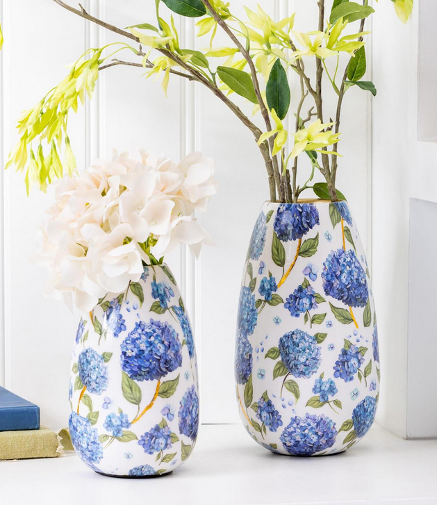 The Blue Hydrangea Collection Vase (2-Sizes)