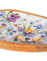 Golden Lilac Wooden Tray