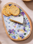 Golden Lilac Wooden Tray