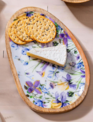 Golden Lilac Wooden Tray